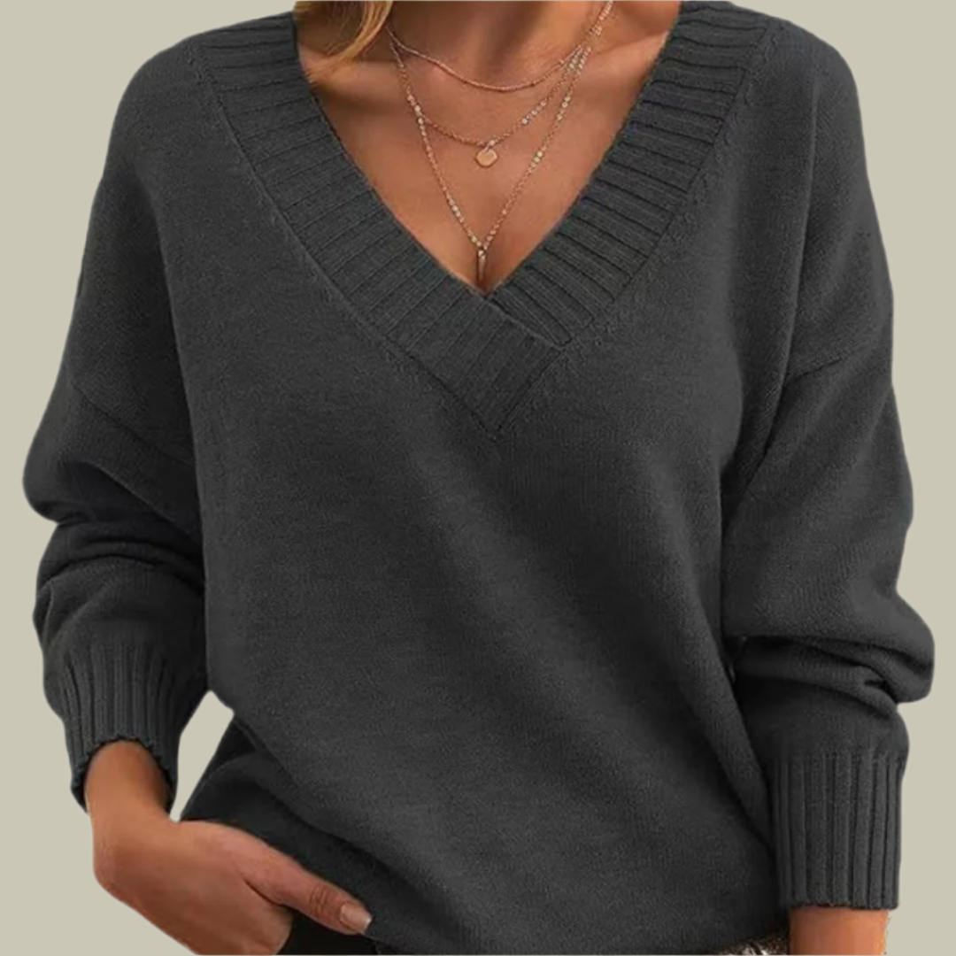 Serena - Cashmere V-Neck Sweater