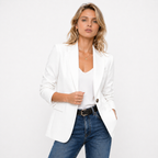 Minimalist Lapel Collar Tailored Blazer