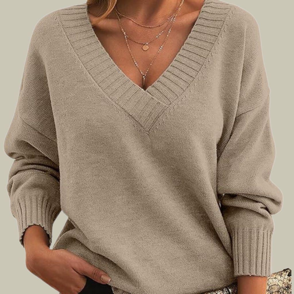 Serena - Cashmere V-Neck Sweater