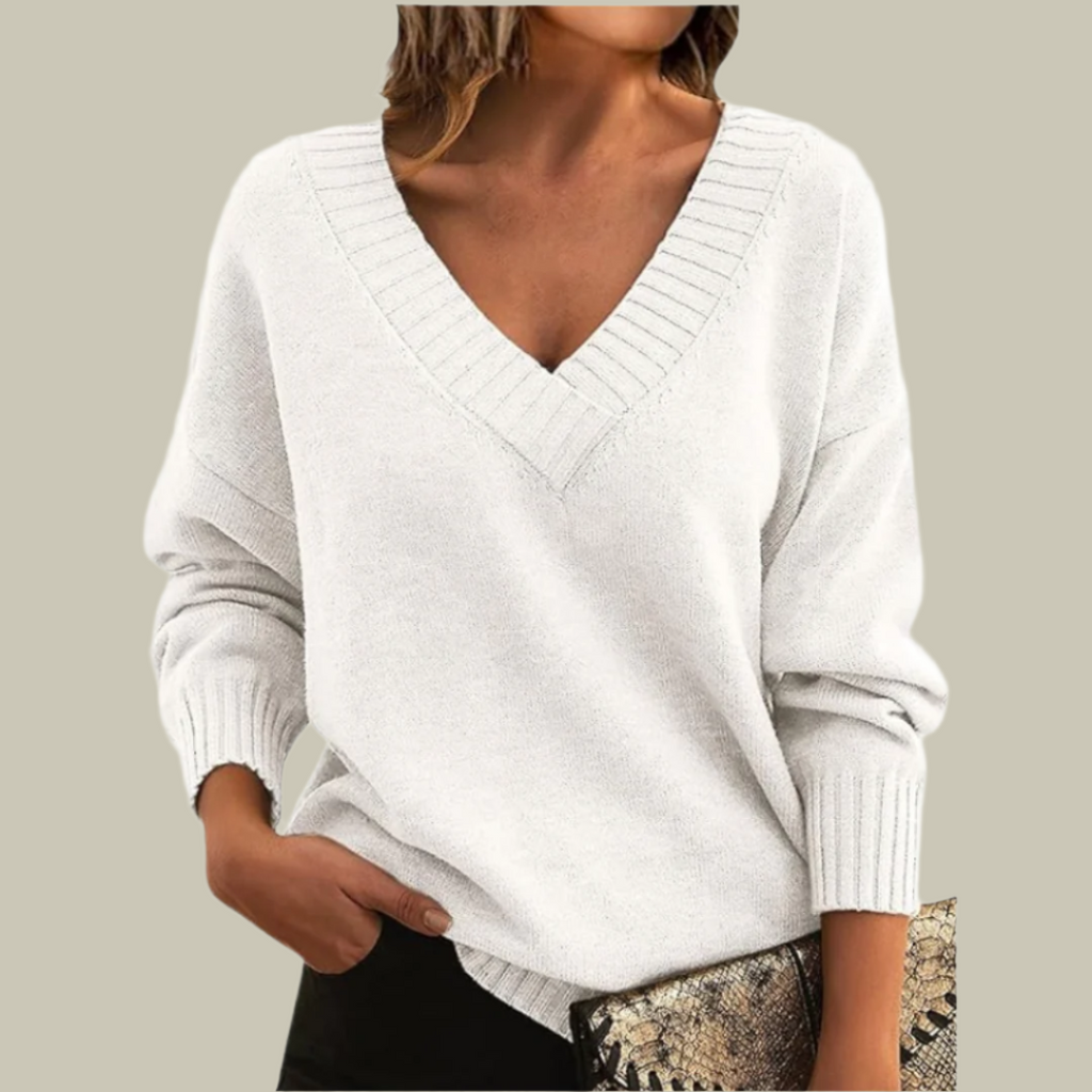Serena - Cashmere V-Neck Sweater
