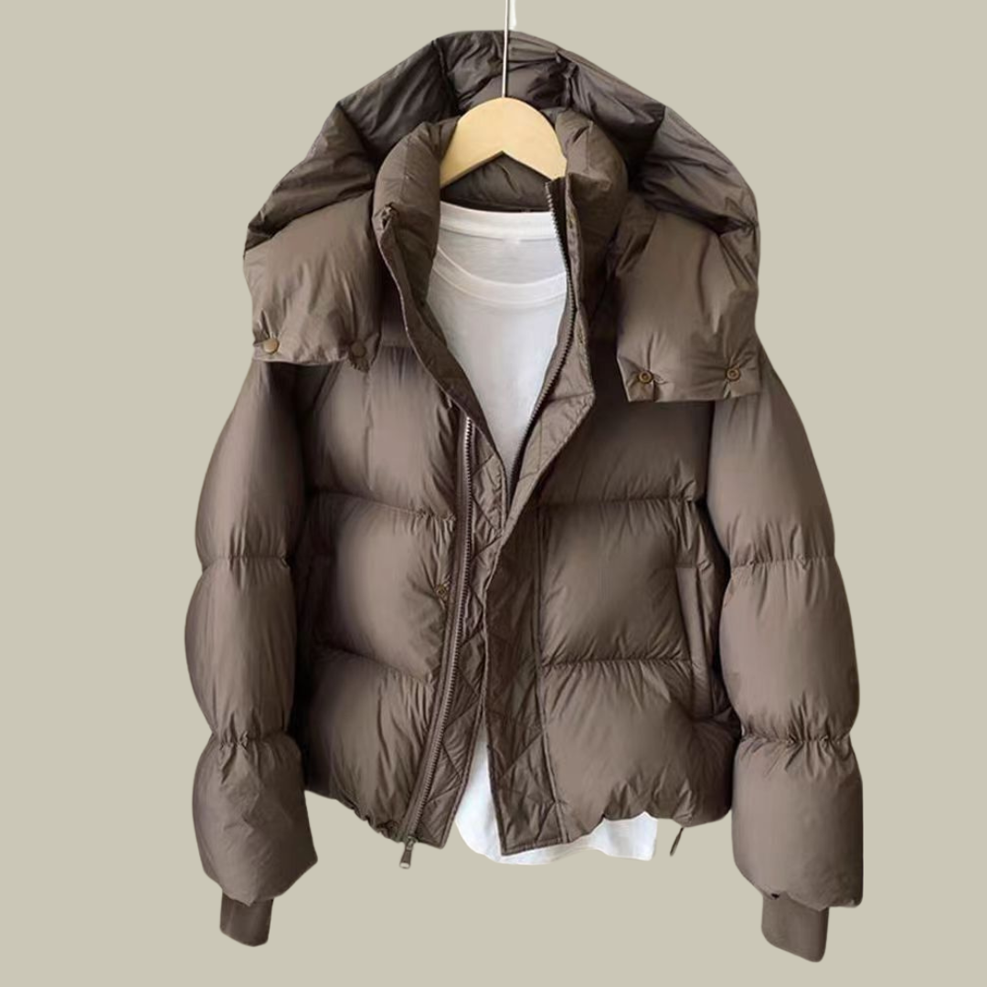 Aurélie –  Short Hooded Puffer Jacket