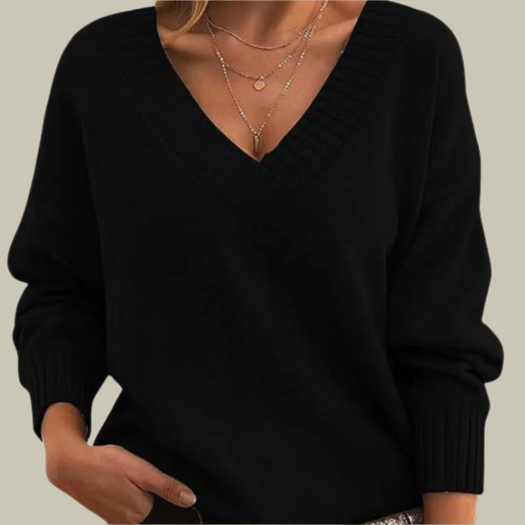 Serena - Cashmere V-Neck Sweater