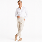 High Waist Slim Straight Trousers
