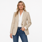 Minimalist Lapel Collar Tailored Blazer