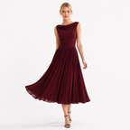 Hollow Out Sleeveless O-Neck Maxi Dress
