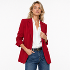 Minimalist Lapel Collar Tailored Blazer