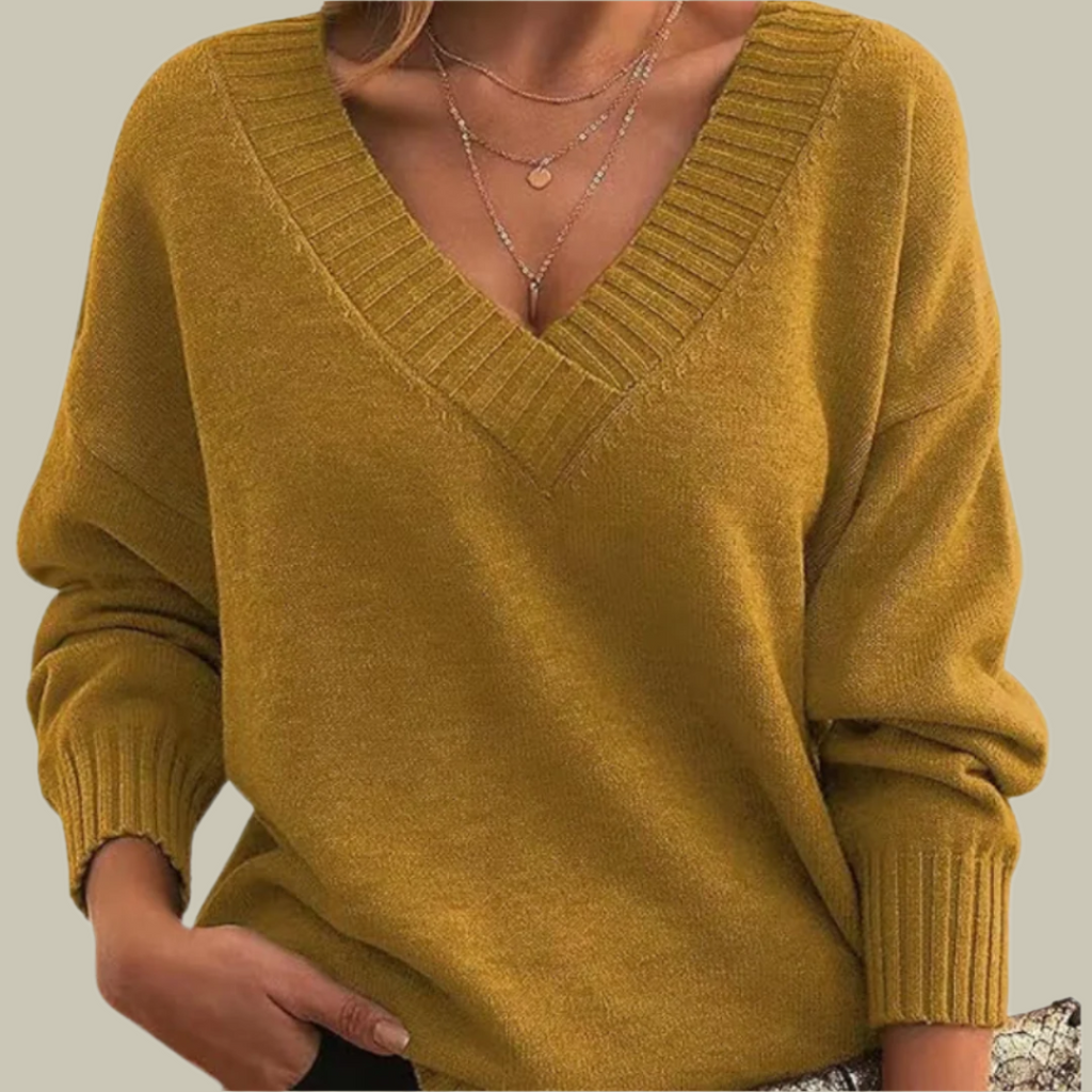 Serena - Cashmere V-Neck Sweater