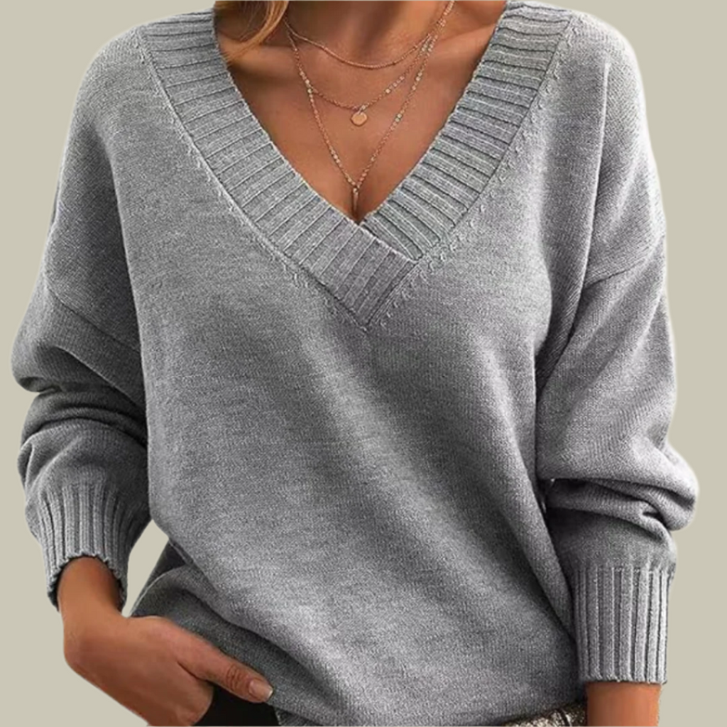 Serena - Cashmere V-Neck Sweater