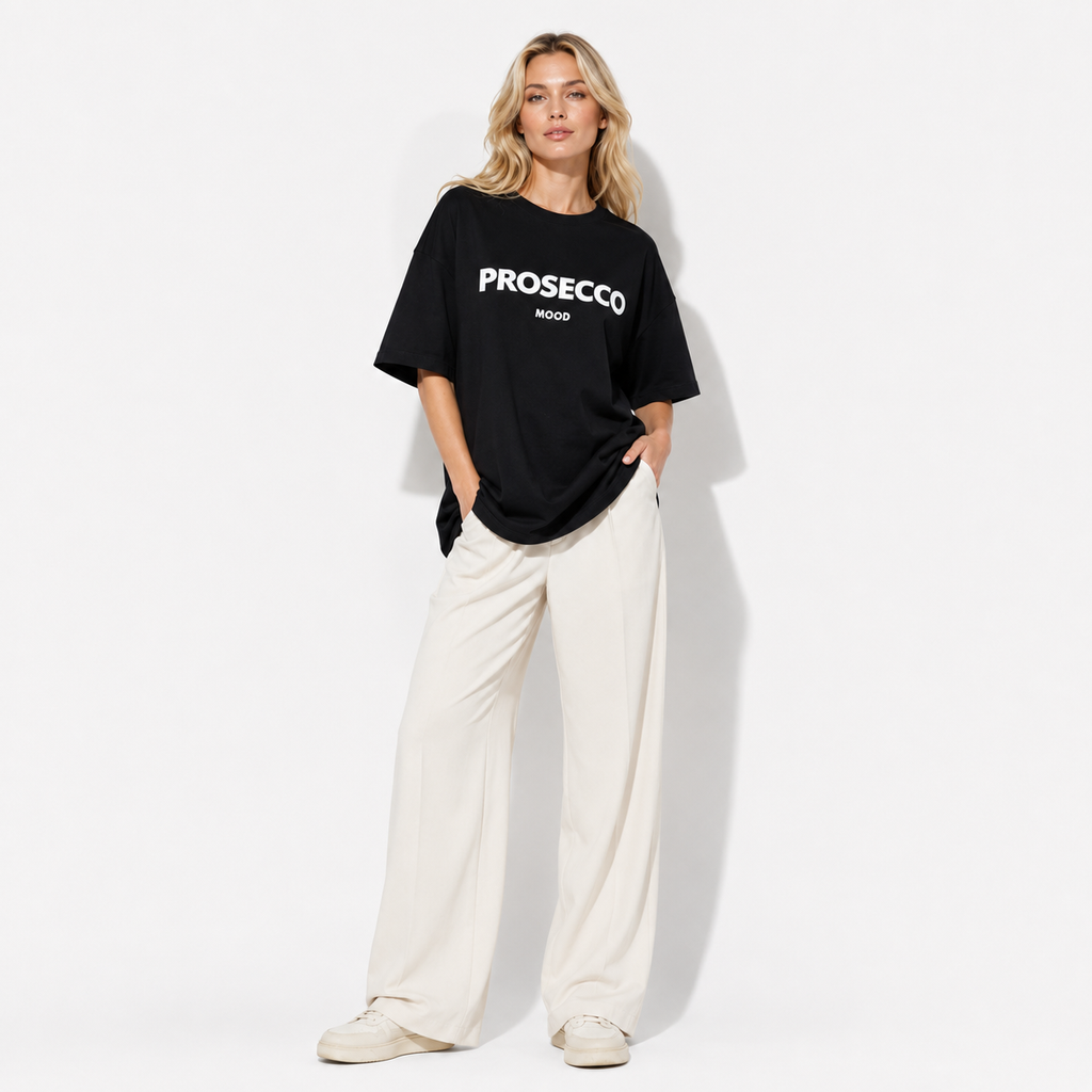 Cotton Letter Print T-Shirt