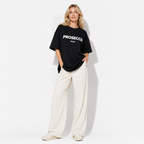 Cotton Letter Print T-Shirt