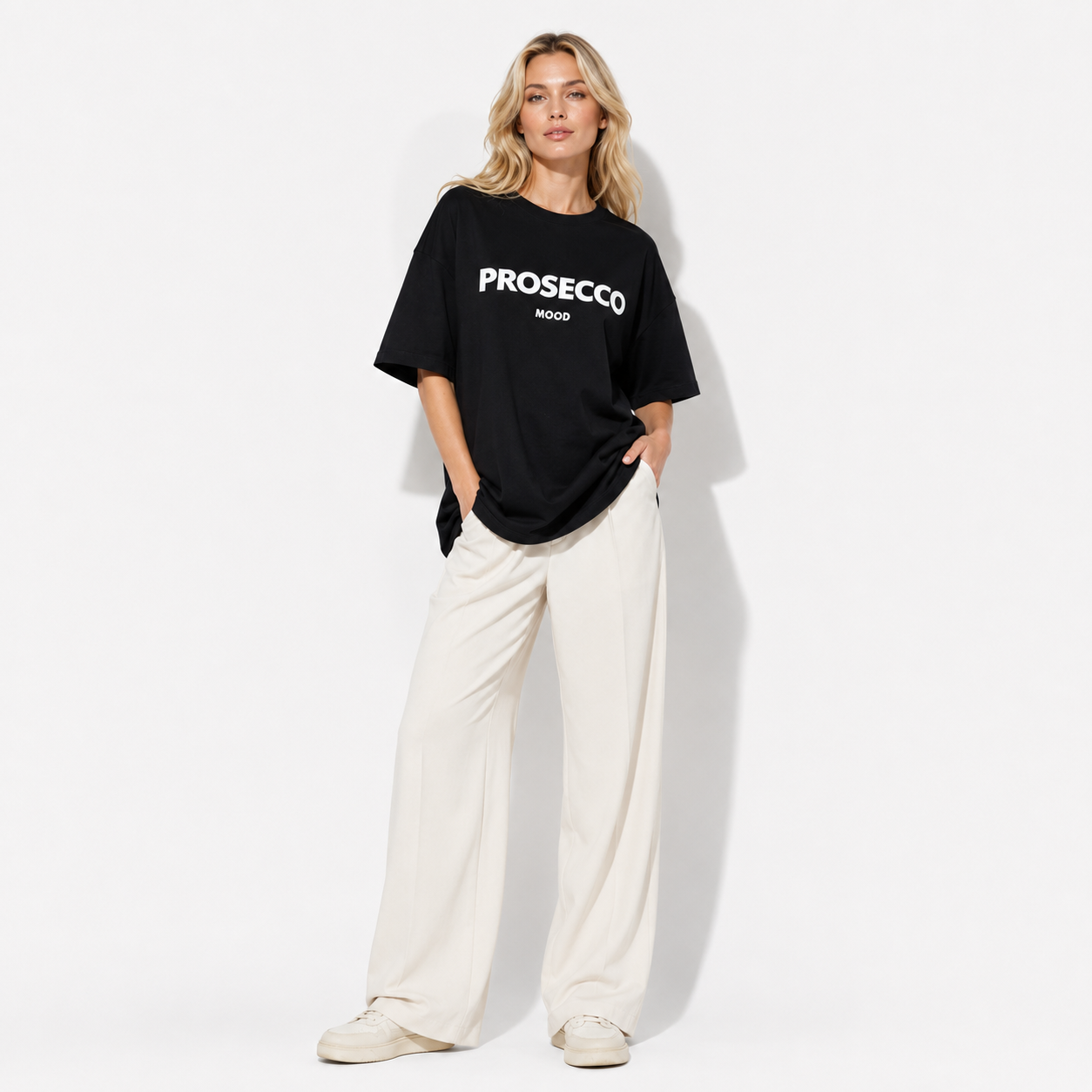 Cotton Letter Print T-Shirt