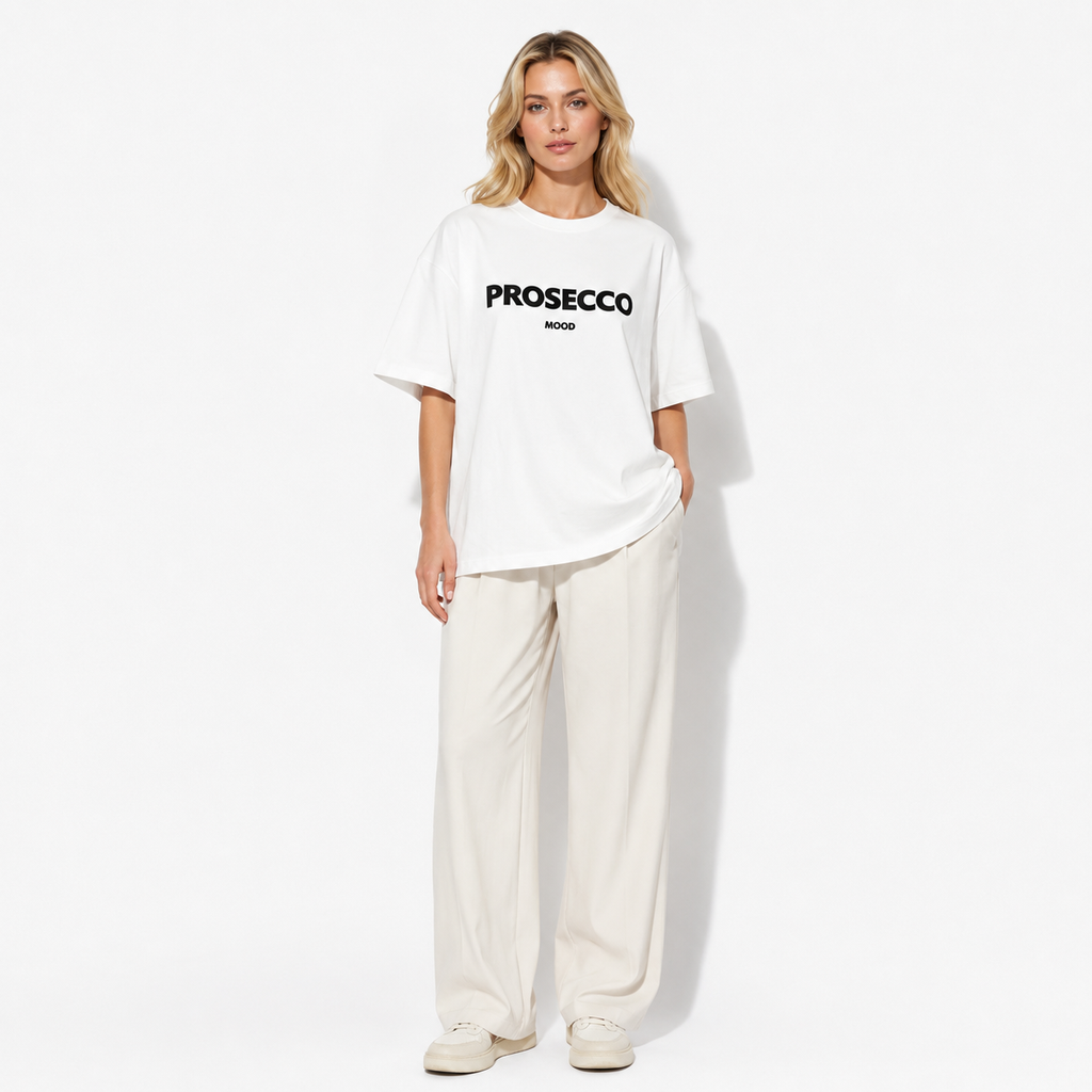 Cotton Letter Print T-Shirt