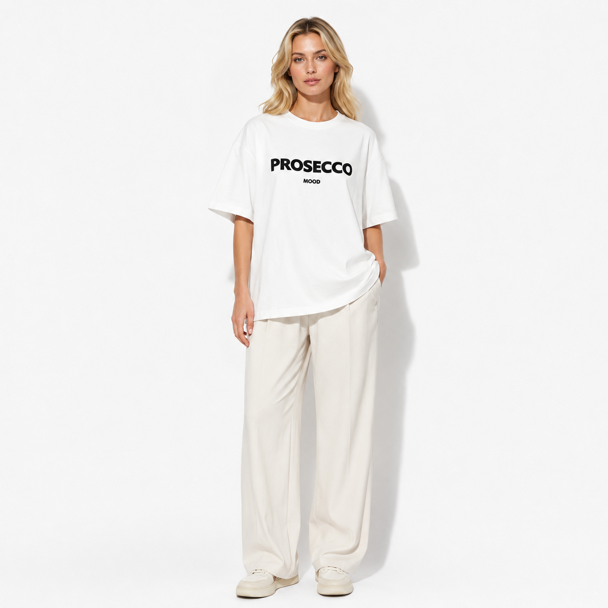 Cotton Letter Print T-Shirt