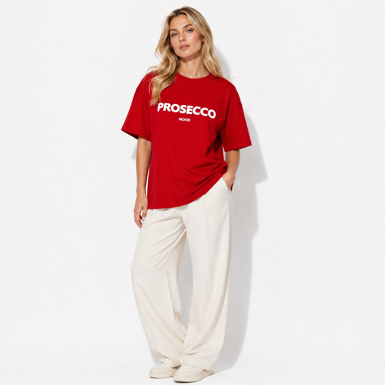 Cotton Letter Print T-Shirt