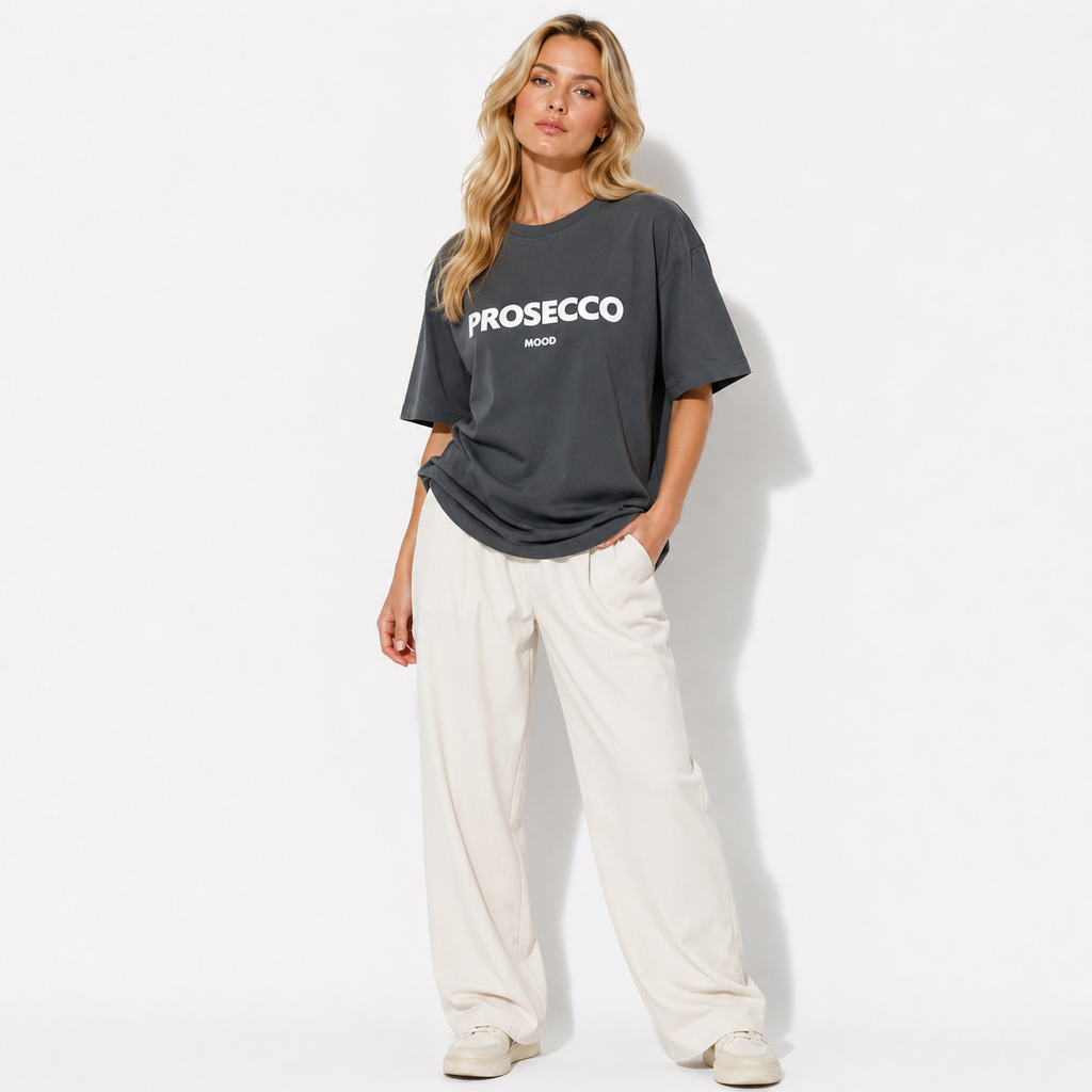Cotton Letter Print T-Shirt