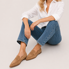 Pointed Toe Loafer Flats
