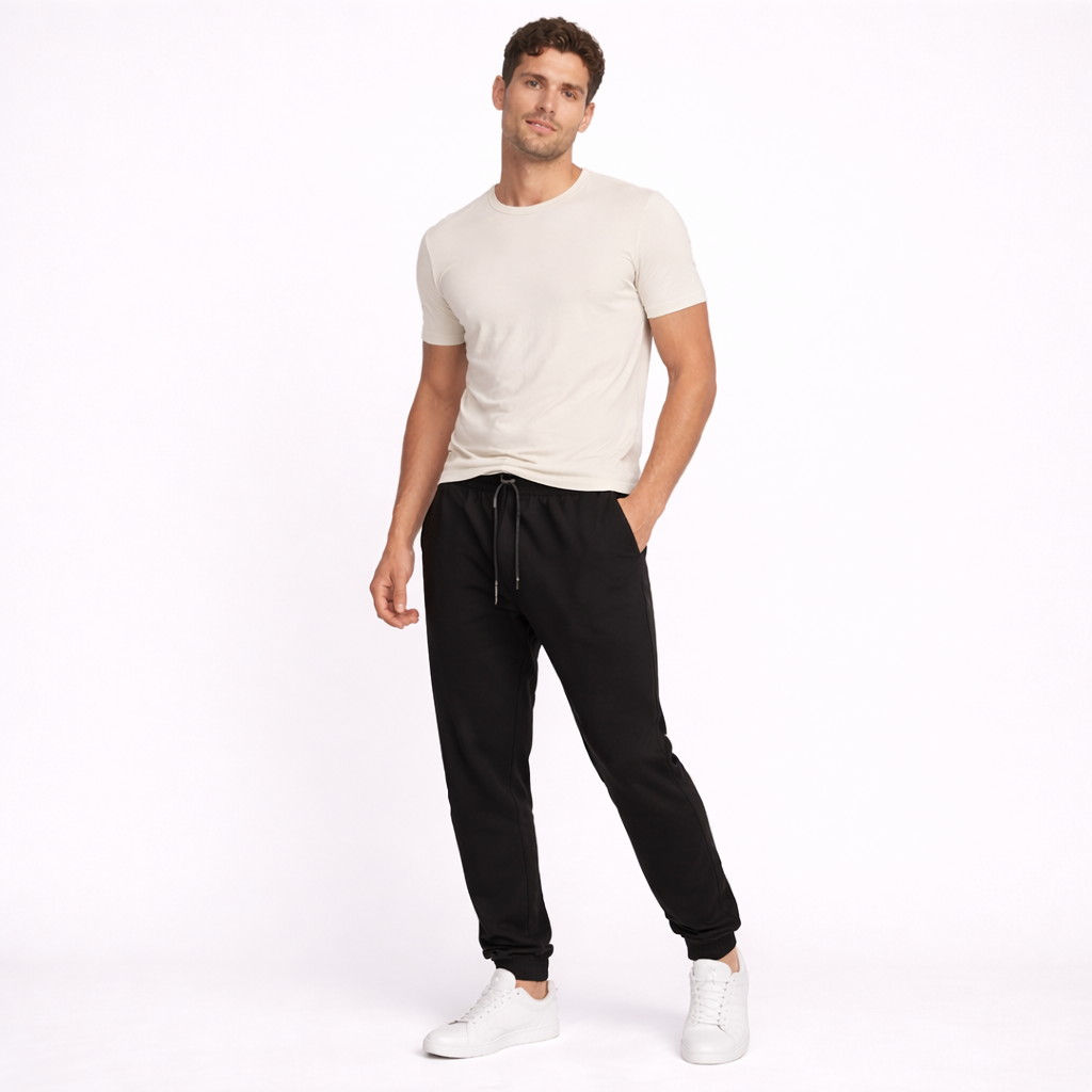 Cotton Linen Drawstring Joggers