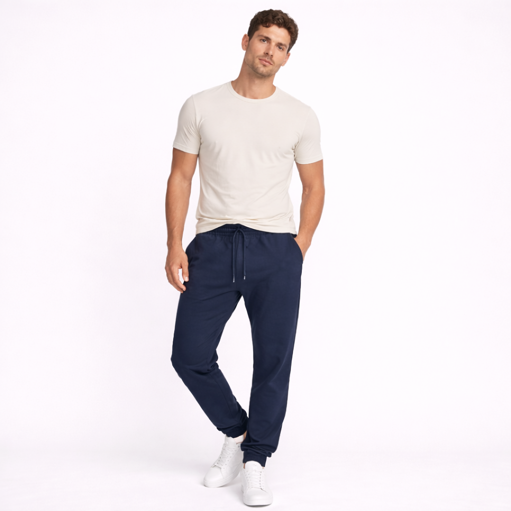 Cotton Linen Drawstring Joggers