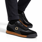 Retro Casual Leather Sneakers