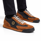 Retro Casual Leather Sneakers
