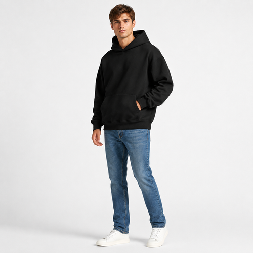 Cotton Blend Hoodie