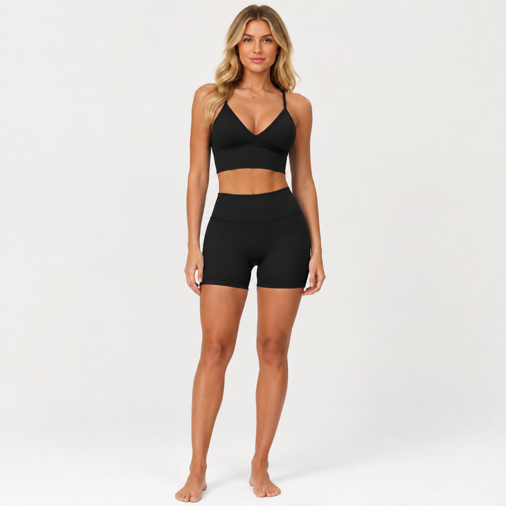 Ribbed Yoga Activewear Set