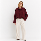 Lapel Collar Bomber Jacket