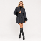Double Sided Wool Blend Overcoat