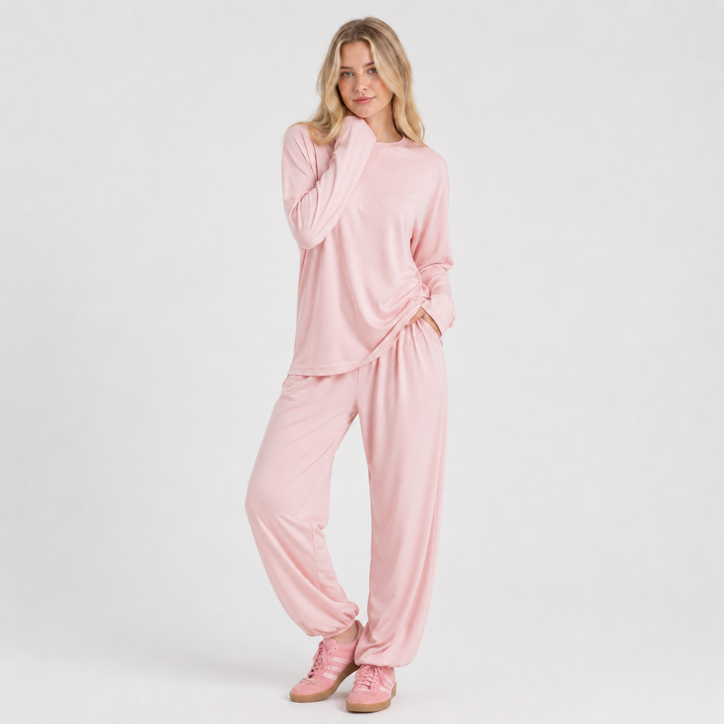 Knit Top and Trouser Set