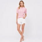 Lapel Collar Knit Top