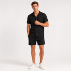 Waffle Shirt and Shorts Set