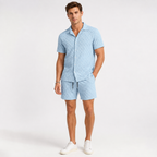 Waffle Shirt and Shorts Set