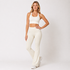 High Waist Flare Yoga Trousers