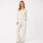 Fine Knit Linen Blend Cardigan
