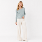 Fine Knit Linen Blend Cardigan