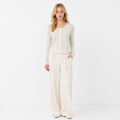 Fine Knit Linen Blend Cardigan