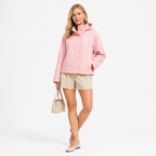 Windproof Hooded Stand Collar Jacket