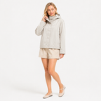 Windproof Hooded Stand Collar Jacket
