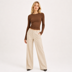 Crew Neck Long Sleeve T-Shirt