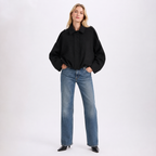 Textured Brushed Bomber Jacket