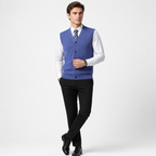 V-Neck Knit Sweater Vest