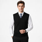 V-Neck Knit Sweater Vest