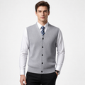 V-Neck Knit Sweater Vest