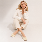 Bow Split-Toe Flat Mules