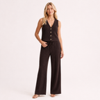 Tank Top and Wide Leg Trouser Set
