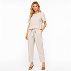 Half Sleeve Top and Trouser Set