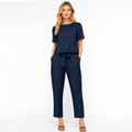 Half Sleeve Top and Trouser Set