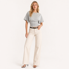 O-Neck Cropped Corset Top