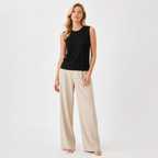 Sleeveless Knitted Vest Top
