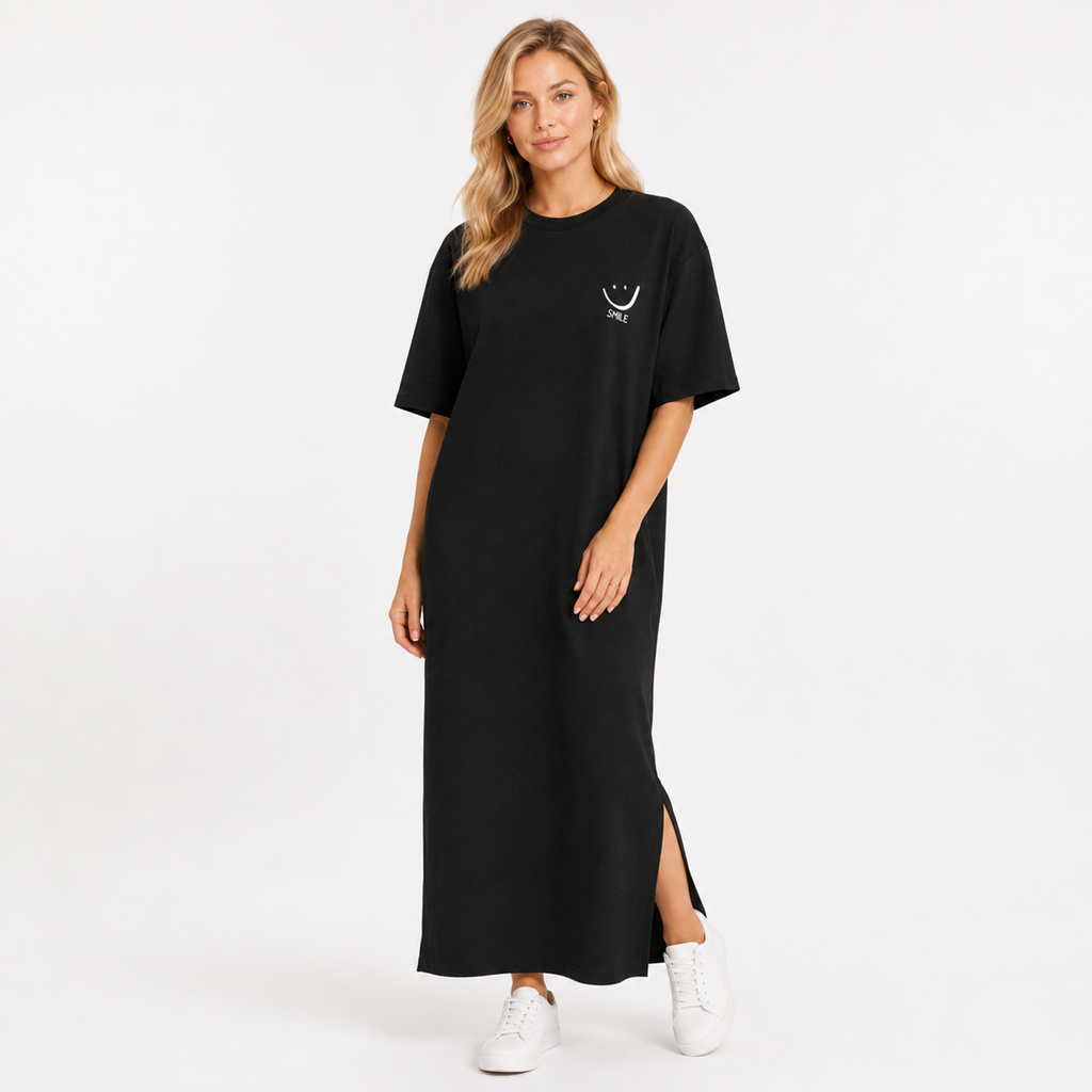 Short Sleeve Loose T-Shirt Dress
